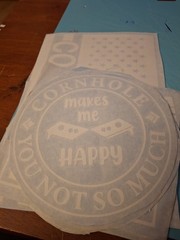 cornhole vinyl decals