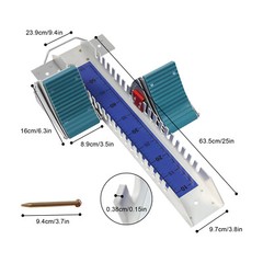 Adjustable Track Starting Blocks Aluminum Alloy Rail Rubber Pedals Silver/Blue