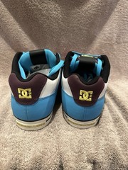 DC Multicolor Blue Pink Green White Athletic Skateboarding Shoes