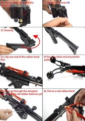 Very Powerful Slingshot Rifle Semi Automatic PIAOYU Updated Not assembled