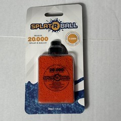 New Sealed SplatRball 20,000 Rounds 7.5mm Orange Ammo Certified Splat-R-Ball