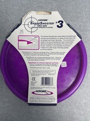 Aerobie Sharp Shooter #3 Golf Disc – Precision Putter & Approach | New! Purple