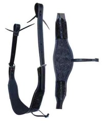 Horse Leather Cinch Western Horse Rear Flank Back Saddle Cinch with Billet Girth