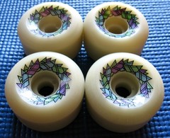 Vintage Santa Cruz OJII STREET RAZOR Skateboard Wheels, 60mm 92A, 1980s NOS!