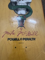 Powell-Peralta 2018 Mike McGill Skull and Snake Reissue Skateboard Deck – Yellow