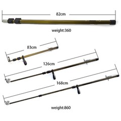 Telescopic Slingshot Hunting Shooting Catapult Retractable 2 Rubber Bands