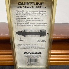 Cobra Quiet Tune Stabilizer For Bow 8oz. Fully Adjustable New Old Stock