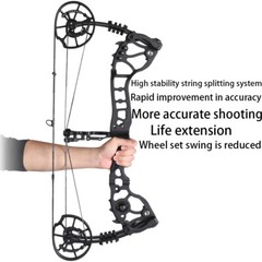 Dual-use Compound Bow Steel Ball Kit 20-70lb Adjustable Archery Bow Hunting R/LH