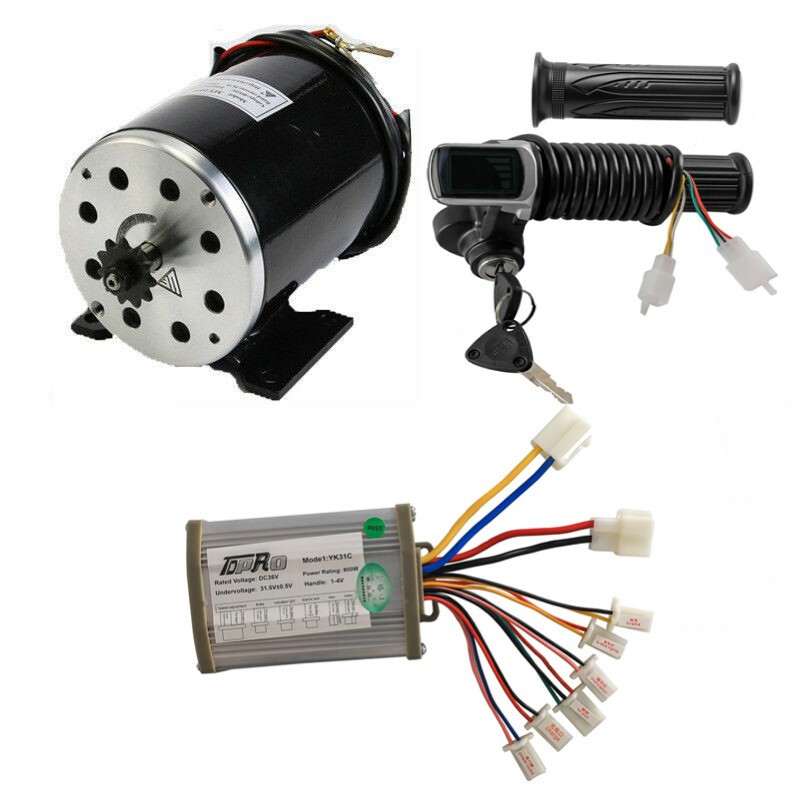 36V 800W Brush Motor Kit Controller For Electric Scooter ATV Go Kart Razor MX350