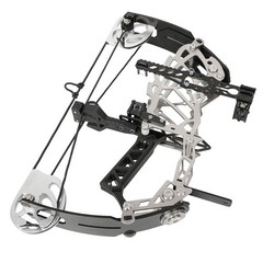 R/LH Archery Mini Compound Bow Arrow Kit Short Axis Bow 15-32lbs 13″Bow Hunting