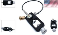 DIN Valve Scuba Adapter 4500psi High Pressure PCP Paintball HPA Tank Fill Sta…