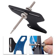 AYLIFU Recurve Bow Sight Archery Single Needle All-Metal Black