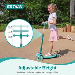 KS1 Scooter with Lighted Wheels & Adjustable Handlebars