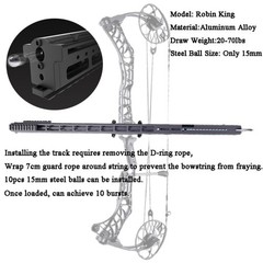 Archery Steel Ball Launcher Magazine Rapid ShooterRobin King Compound Bow