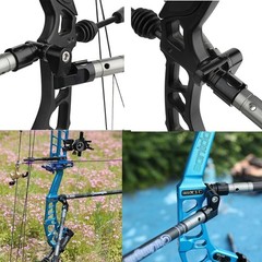 Single/Double Side Adjustable V-Bar Mount Quick Disconnect Bow Rod Stabilizer…
