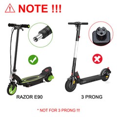 12V Power Adapter for Razor Power Core 90 E90 E95 95 Charger ePunk XLR8R Scooter
