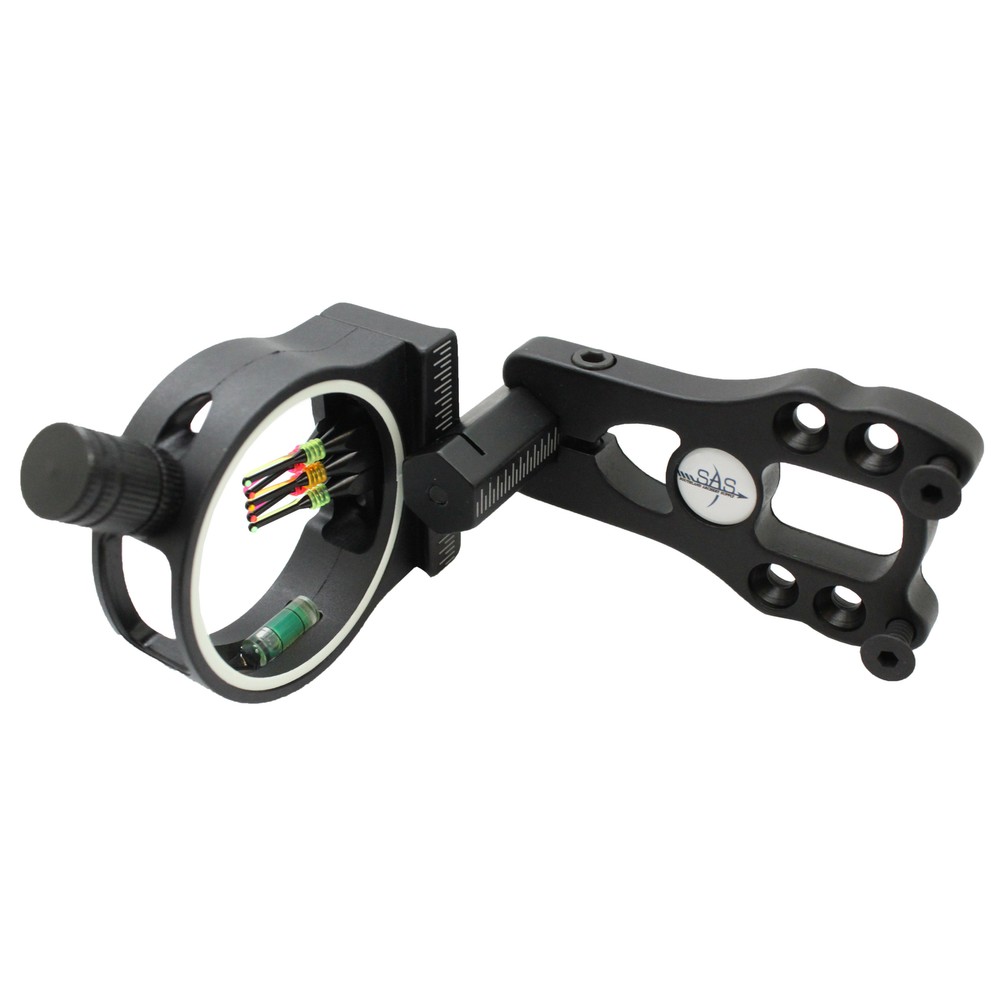 SAS 5-Pin .029 Fiber Optics Archery Bow Sight with LED Sight Light
