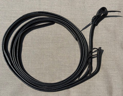 WEAVER Western Horse Browband Headstall w/ Split Reins BLACK LEATHER BRIDLE SET
