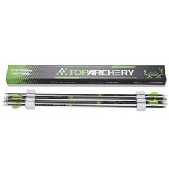 30″ Pure Carbon Arrows Straightness0.003 for Recurve/Compound Bow Hunting Target