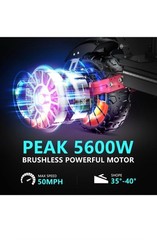 hloie electric scooter 5600 Watts 50 MPH