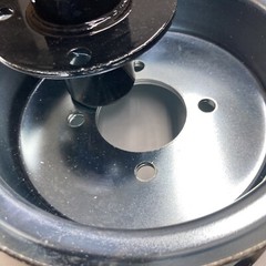 Rotary 08-373 6” rim and hub assembly 5/8” bearing go cart front hub