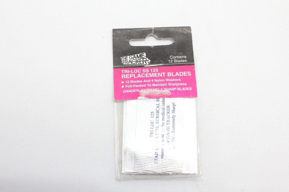 The Game Tracker Tri-Loc SS 125 Replacement Blades