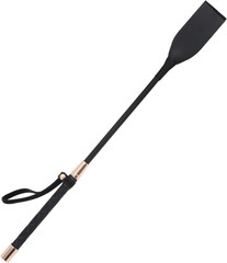 Horse Whip, Black Riding Crop, 18 Inches Long, PU Leather Equestrian Teaching Wh