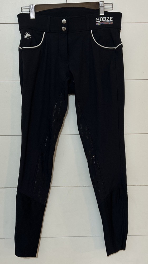 HORZE Women’s Nordic Performance Sporty Full Seat Breeches Riding Pants USA 26