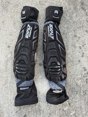 Exalt FreeFlex Paintball Elbow Pads Pair, Medium, Black/Grey