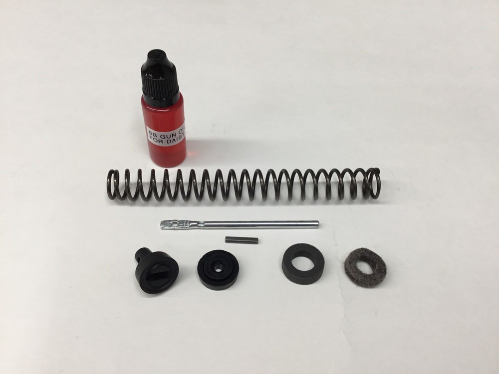 DAISY MODEL 25 SEAL KIT, PLUNGER SPRING, AIR TUBE, WIPERS, OIL