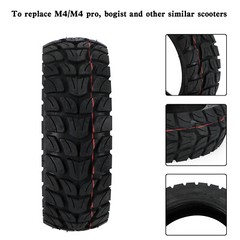 10×3″/255×80 Off-Road Outer Tyre+innerTube For KUGOO M4 Zero etc 80/65-6 US B9