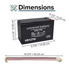 24 Volt Rechargeable Battery Pack for the Razor Mini Chopper (7 Ah with Harness)