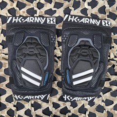 NEW HK Army Crash CTX Paintball Knee Pads – Black/Black – Medium