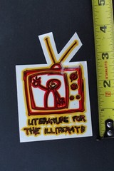 411 Video Magazine Lance Mountain Box TV Art BP3 Vintage Skateboarding STICKER