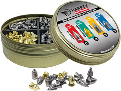 Harpex Combo .22 Cal Airgun Pellets – 200 Count Variety Pack (Aquiles, Fênix Gol