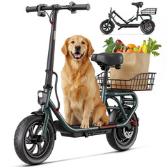 Electric Scooter for Adults – 8.5″/10″/12″ Tires,Peak 500W-700W Motor, 15-30 Mil