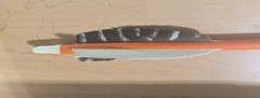 Shakespeare Archery Cedar Arrows, A51-2. One Dozen, 1962. 50#-55#