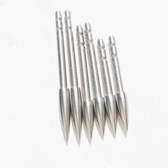 12PK Insert Arrowheads 100-200gr Points Tips ID4.2mm Arrow Shaft Archery Hunting
