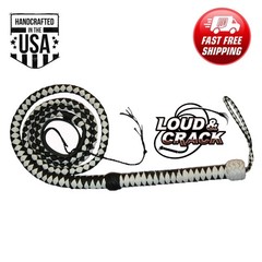 Bullwhip 06 Feet Long 04 Plait Bull White Cow Hide Leather Whip Indiana Jones