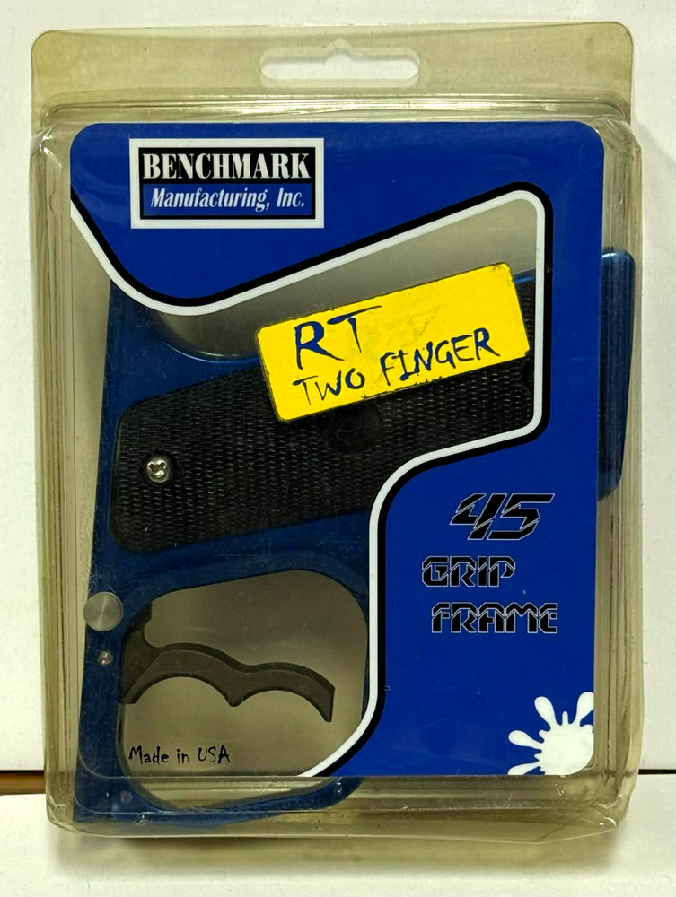 Benchmark RT Two Finger 45 Grip Frame Midnight Blue Sealed Original Package New