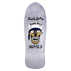Dogtown Skateboard Deck SS Punk Skull Silver Dip 10.12″ x 30.82″