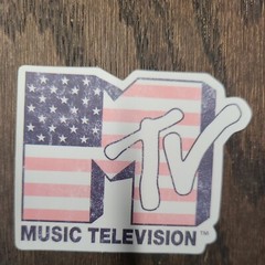 Faded USA Mtv Logo Humor Sticker For Skateboard Bottle Phone Guitar Ect Mat38