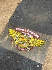 1988 Powell Peralta Caballero Cliver yellow Ban this Dragon blue stain rare OG