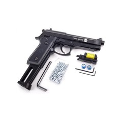 Crosman CFAMP1L Full Auto P1 CO2-Powered BB Air Pistol With Laser Sight Black