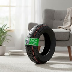 80/65-6 Scooter Tire Tube for All Seasons – 10×3″ Electric Scooter Tires Repl…