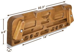 Wooden Hang Board/Climbing Board for Doorway – Hand Strengthener Equipment fo…