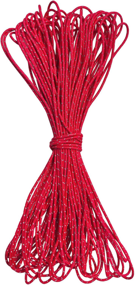 Dyneema Reflective Rope -2Mm 400Kg Fracture Strain – Suitable for Tents, Kite Su
