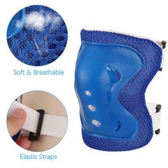 6Pcs/set Kids Knee Pads Wrist Elbow Protectors for Skating Skateboard Biking new
