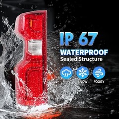 Driver Side LED Tail Light Assembly Compatible With 2019-2024 Chevy Left Side