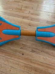 Razor RipStik Brights Collection Caster Board RARE Orange & Teal For Parts Only